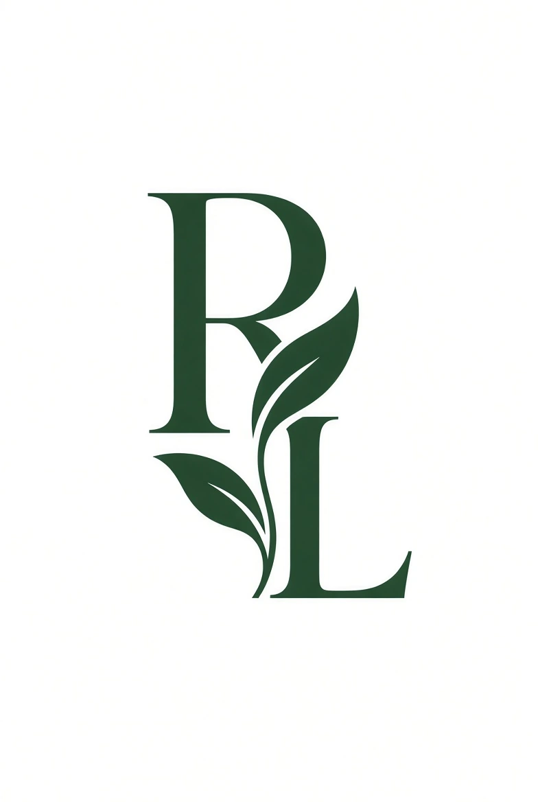 RL botanical monogram